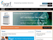 Tablet Screenshot of agrf.com.au